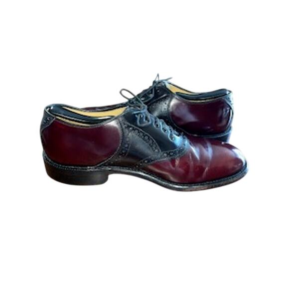 Gorgeous Johnston & Murphy Men\'s 8.5 D/B Heritage Usa Made Saddle Oxfords main image 8